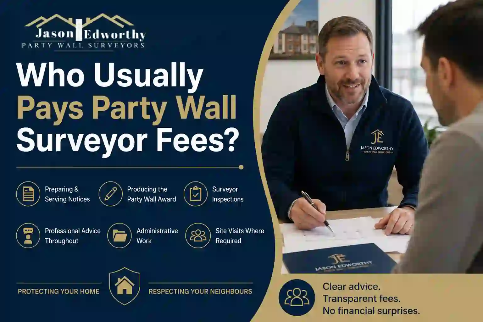 Who Usually Pays Party Wall Surveyor Fees Rushden?